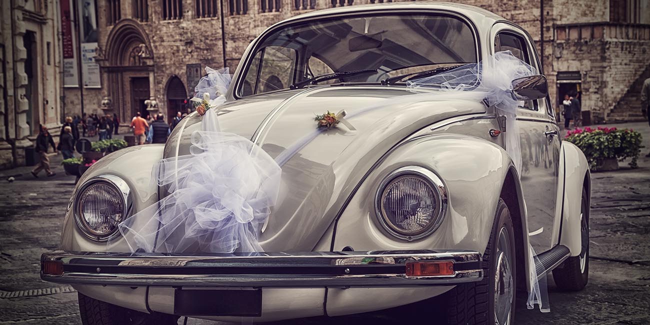 maggiolino per matrimonio